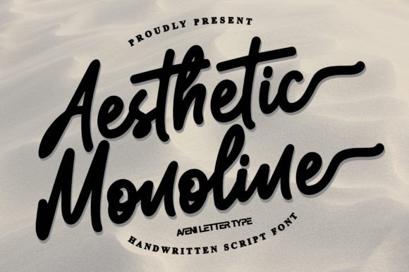Aesthetic Monoline: Elevating Designs with Elegant Script