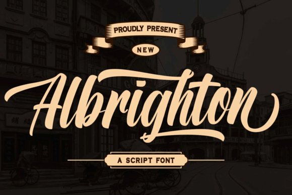 Albrighton: Vintage Script for Modern Design