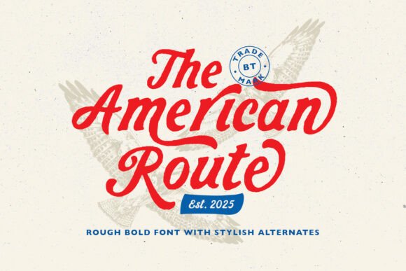 American Route: Vintage Script for Modern Branding