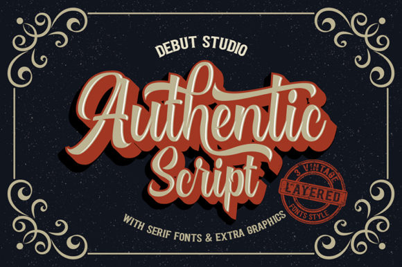 Authentic Duo: A Complete Font Collection for Modern Design
