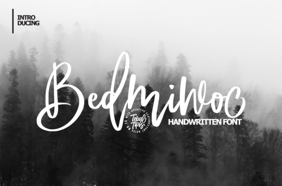 Bedmiwoc: Elevate Your Visual Design with Modern Script Typography