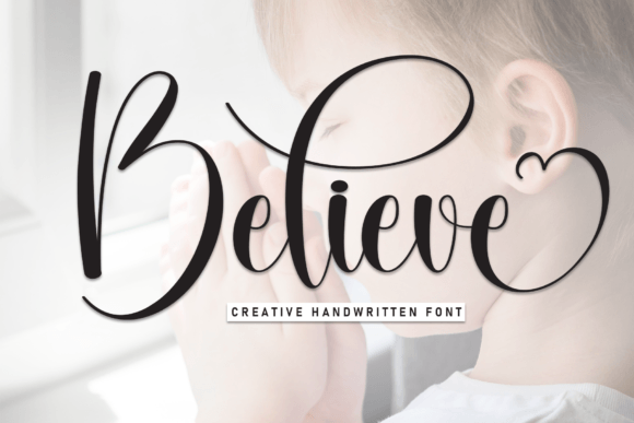 Believe: A Stylish Script Font for Elegant Design
