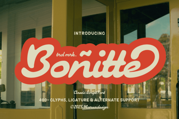 Bonitte: A Charming Script Font for Modern Branding