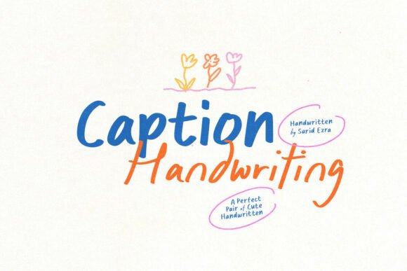 Caption Handwriting: A Versatile Font for Modern Design