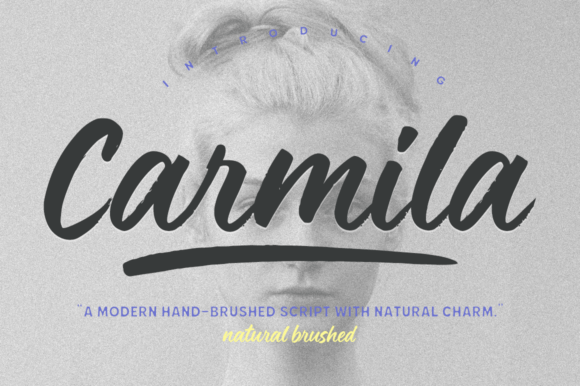 Carmila Brush: Elevating Modern Design with Script Typography