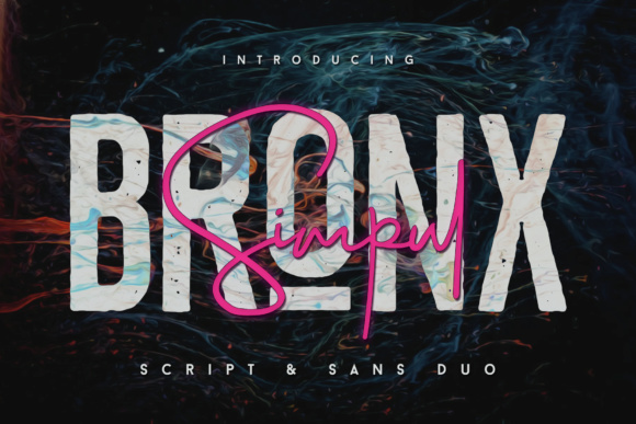 Elevate Your Brand with the Bronx Simpul Font Duo