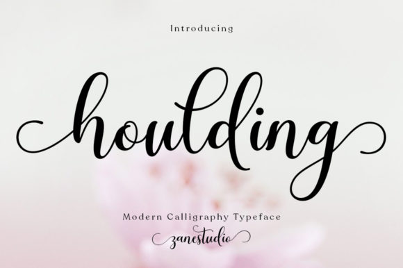 Elevate Your Design with the Houlding Script Font