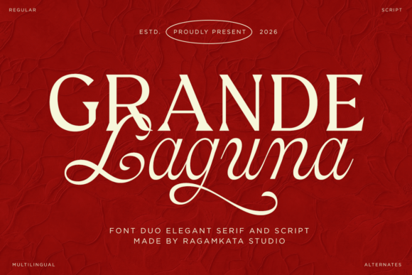 Grande Laguna: Elevating Design with Harmonious Typography