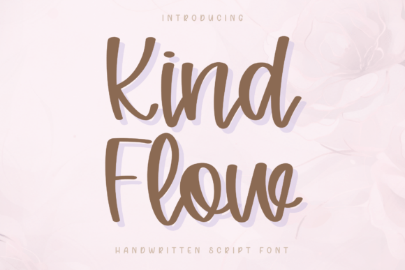 Kind Flow: Elevating Design with Elegant Handwritten Typography
