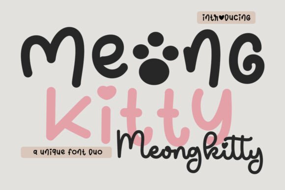Meong Kitty Duo: Crafting Playful, Professional Branding