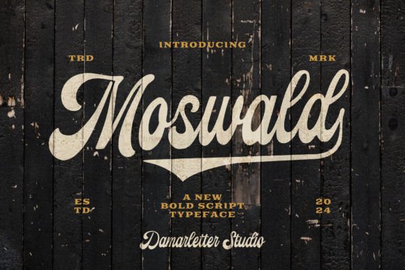 Moswald: Elevating Design with Timeless Script Elegance