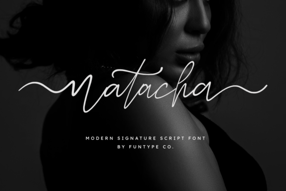 Natacha: The Modern Signature Script Font for Luxury Branding