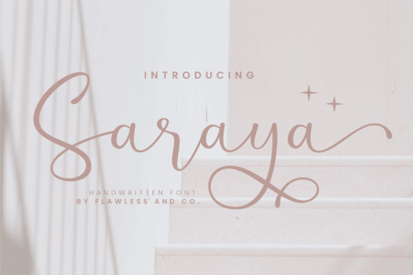 Saraya: The Sweet Handwritten Script for Elegant Design