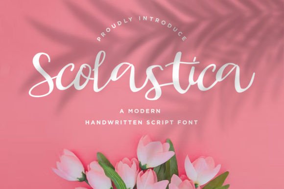 Scolastica: The Romantic Script Font for Modern Design