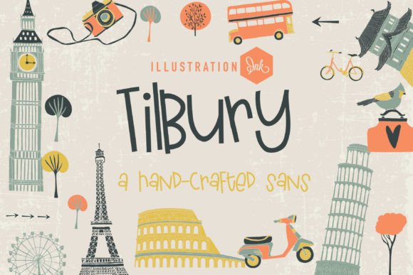 Tilbury: A Script Font for Artistic Design Flair