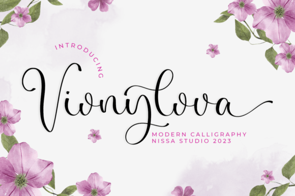 Vionylova: Elegant Script Typography for Modern Design